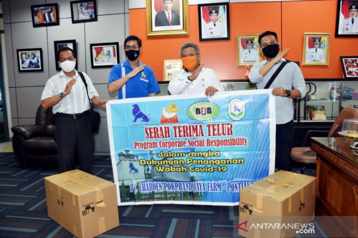Kubu Raya terima bantuan 20 ribu butir telur untuk warga terdampak