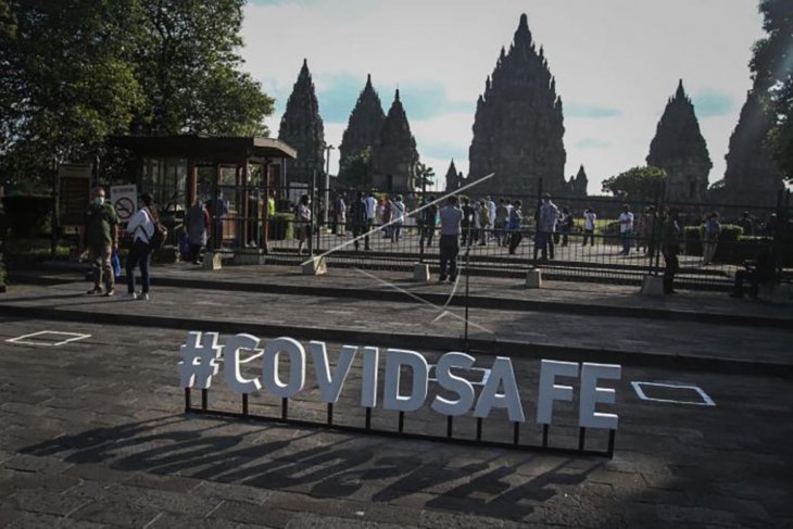 Simulasi pembukaan wisata Prambanan