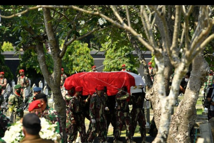 Pemakaman jenazah Jenderal TNI (Purn) Pramono Edhie Wibowo