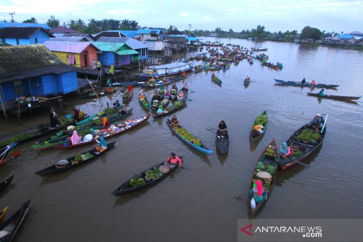 Pedagang Pasar Terapung Lok Baintan Mulai Ramai