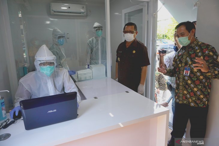 Peluncuran mobil PCR tes Safe Indonesia