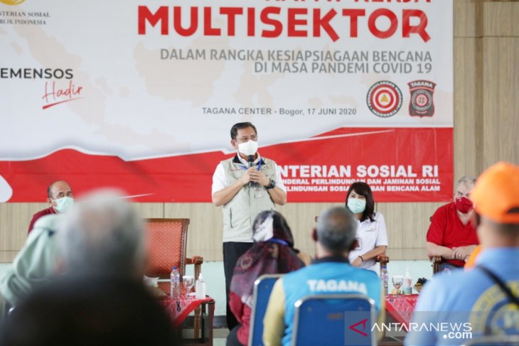 Kemensos gelar raker multisektor mitra dalam penanggulangan bencana