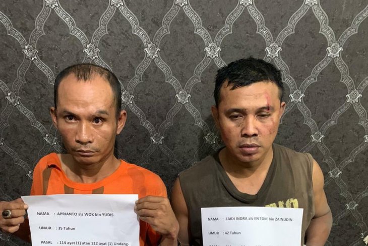 Dua pengedar narkoba tertangkap, kelabui petugas simpan sabu di kamar hotel