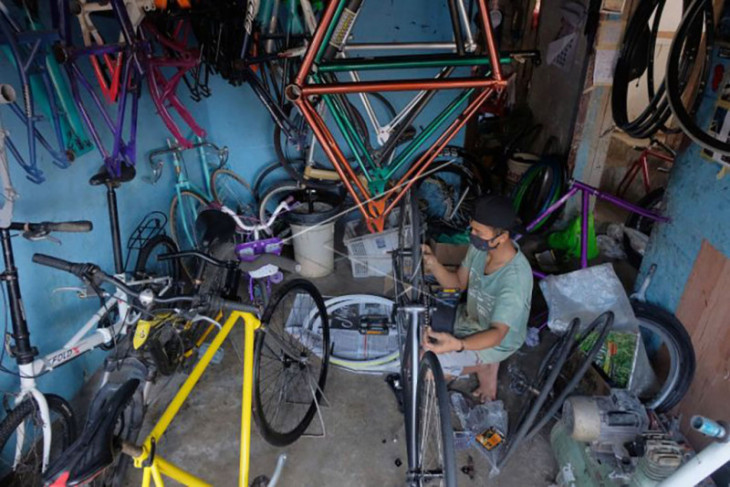 Meningkat, pesanan sepeda fixie dan custom di Denpasar