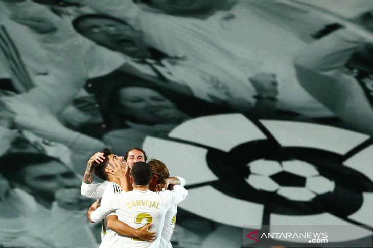Real Madrid terus menguntit Barcelona di puncak klasemen Liga Spanyol