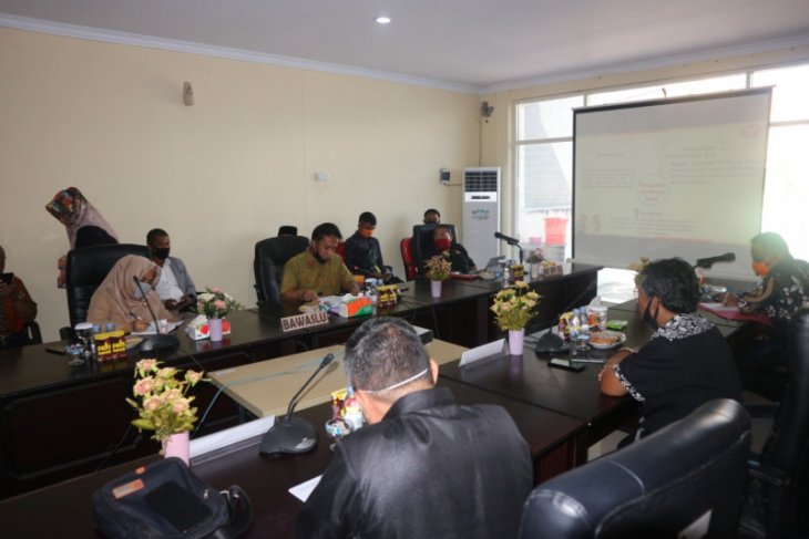 Bawaslu Malut koordinasi penerapan protokol kesehatan di Pilkada 2020