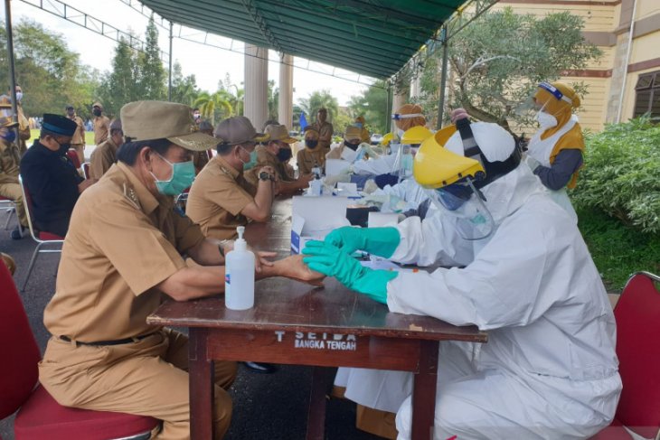 Bupati Bangka Tengah, Ibnu Saleh imbau warga bekerja secara normal