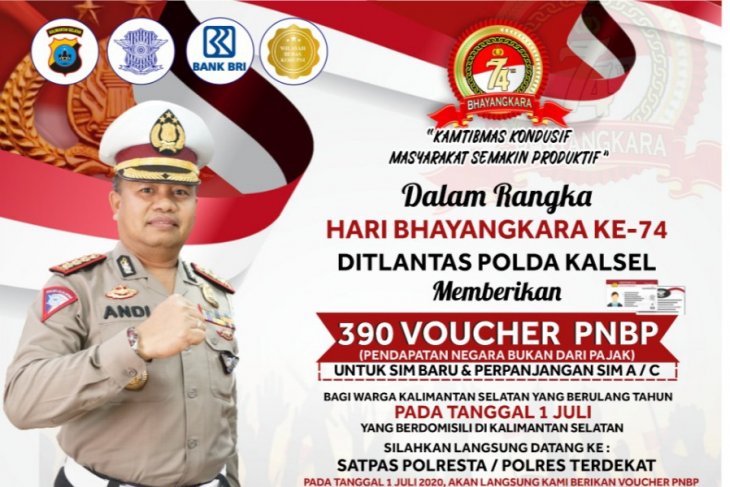 Polda gratiskan SIM untuk pemohon kelahiran 1 Juli