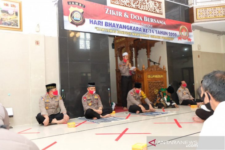 Polda Jambi gelar zikir dan doa sambut HUT Bhayangkara