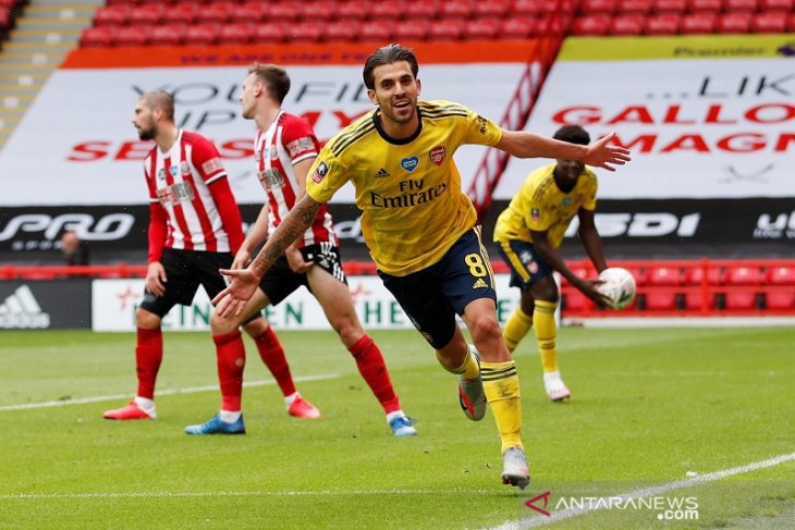 Arsenal susah payah melewati Sheffield United ke semifinal Piala FA