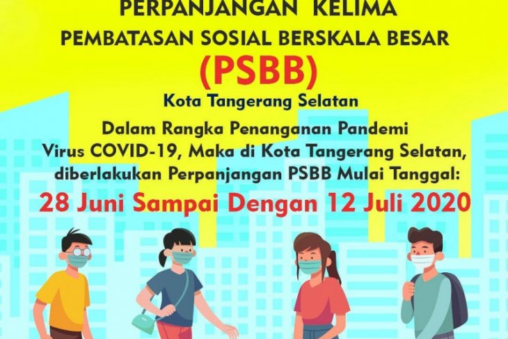 Kota Tangsel perpanjang PSBB jilid IV hingga 12 Juli