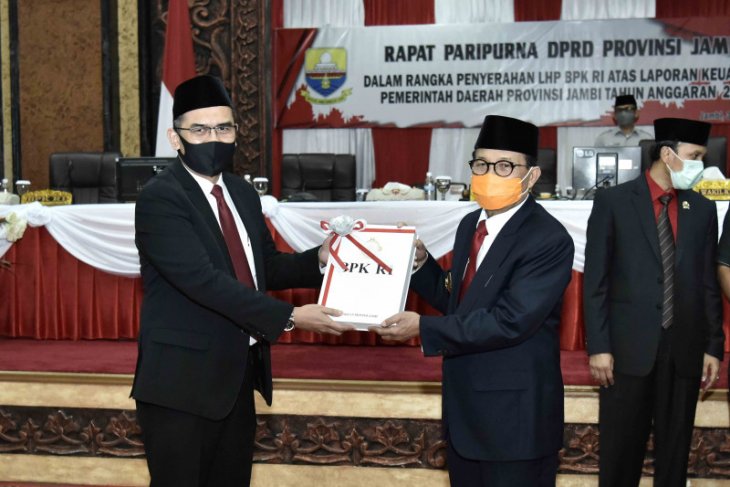 Pemprov Jambi raih opini WTP delapan kali berturut-turut