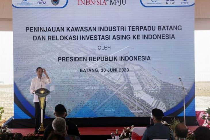 Presiden tinjau kesiapan pengembangan Kawasan Industri Terpadu Batang