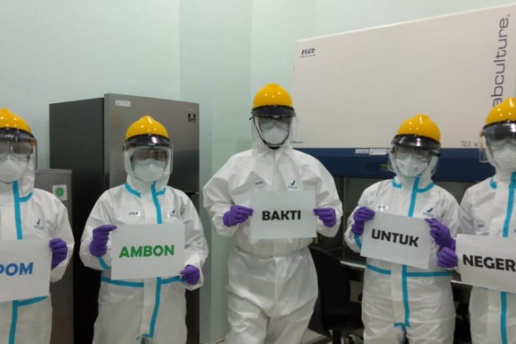 BPOM Ambon uji mandiri sampel spesimen usap COVID-19