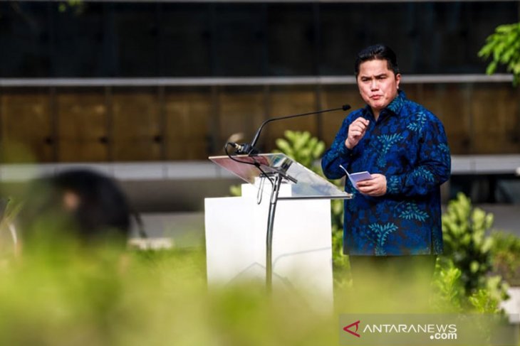 Erick Thohir minta perusahaan negara bidang perbankan fokus garap pasarnya masing-masing