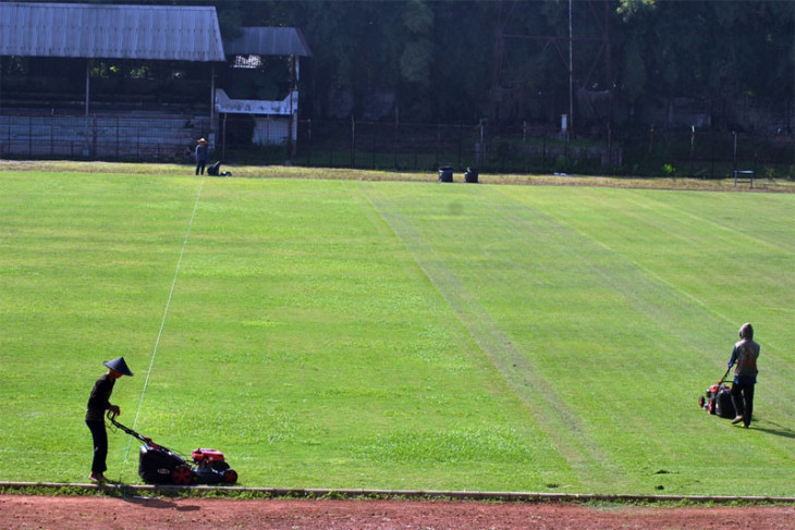 Perawatan Stadion Pajajaran Bogor di tengah Pandemi Covid-19