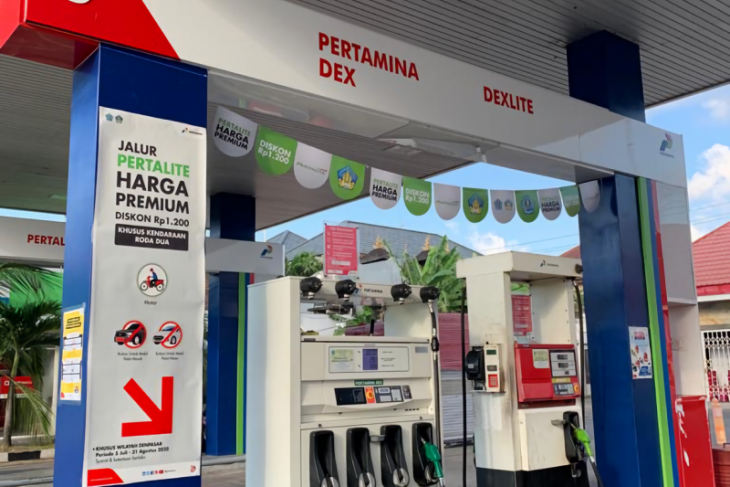 Pertamina turunkan harga Pertalite jadi Rp6.450 per liter di daerah ini