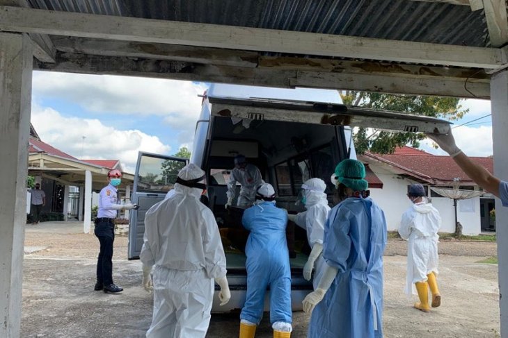 Seorang pasien dalam pengawasan di RSUD Hamba Muarabulian meninggal dunia