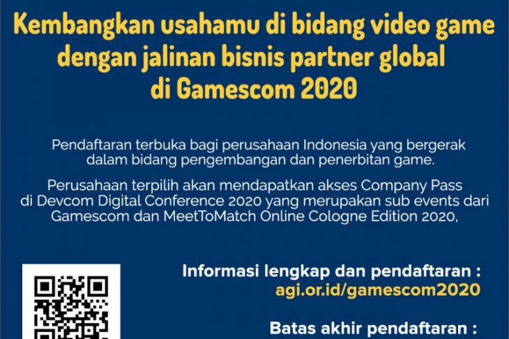 Pengembang game lokal diajak ikut subevent internasional dari Gamescom 2020