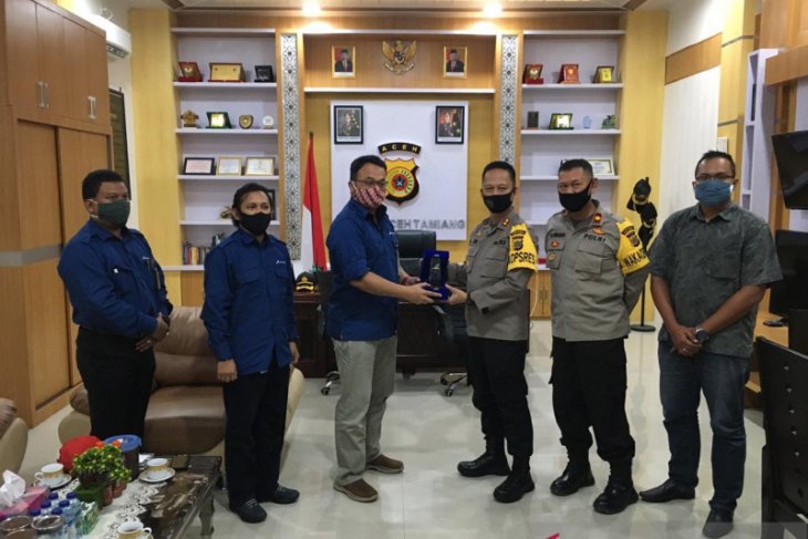 Pertamina Rantau jalin silaturrahim kapolres Aceh Tamiang baru
