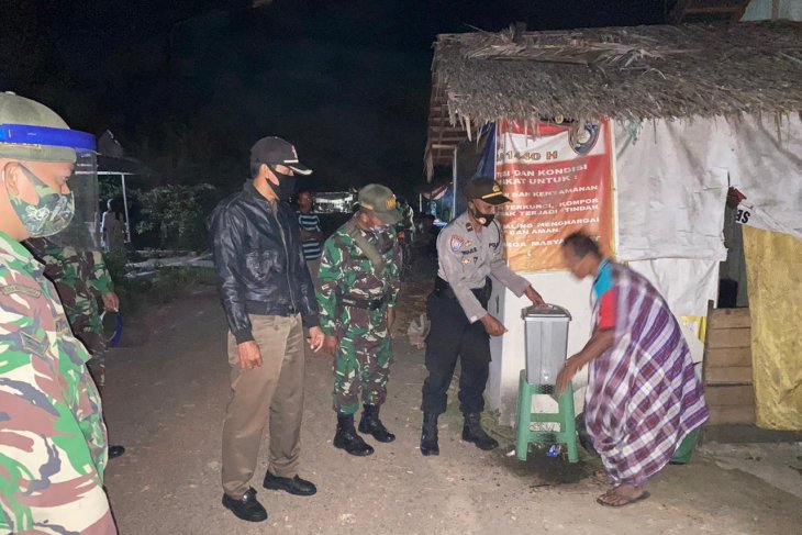 Polres Tapin patroli tiga pilar tegakkan disiplin protokol COVID-19