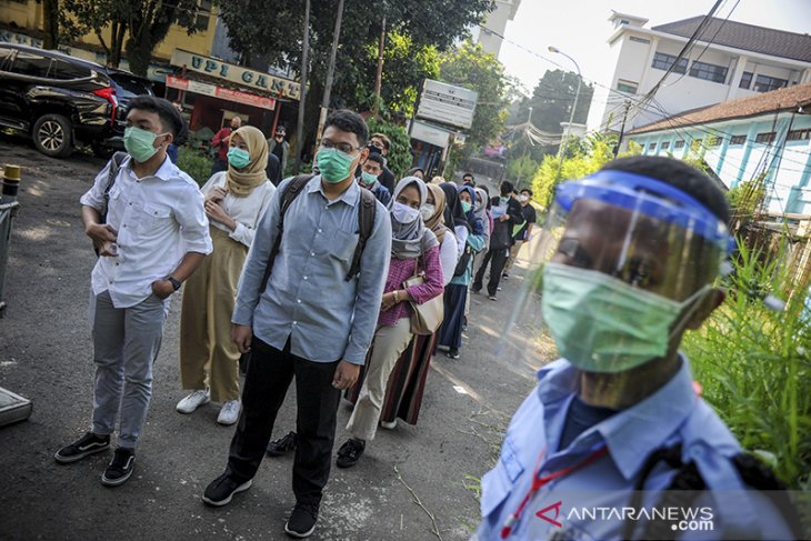 Pelaksanaan UTBK SBMPTN di Bandung 