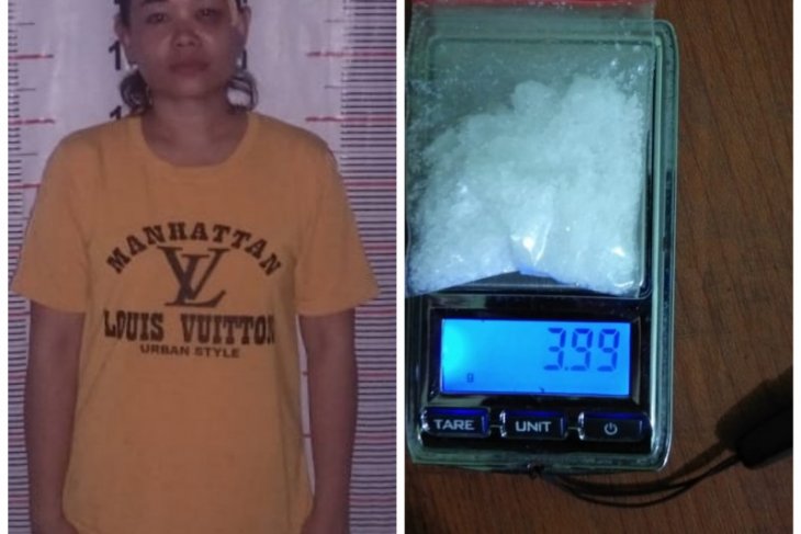 Polisi Pangkalan Brandan Langkat tangkap ibu rumah tangga pemilik 3,99 gram sabu-sabu