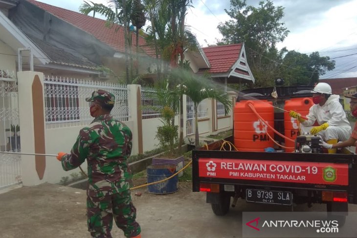 PMI Sulsel disinfeksi secara masif di 576 lokasi untuk tekan penyebaran COVID-19