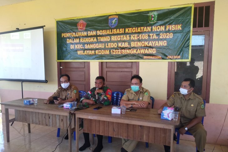 Sosialisasi Germas, program non fisik TMMD Reguler ke-108