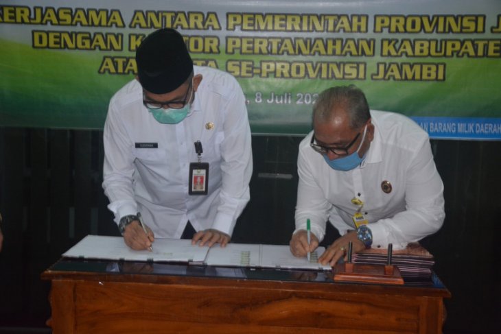 Percepat legalisasi tanah, Pemprov Jambi kerja sama dengan BPN