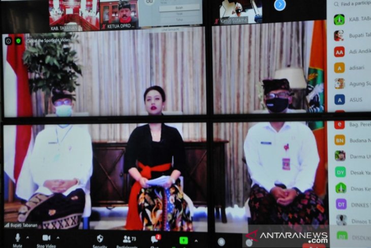 38 Kepala Sekolah dilantik Bupati Tabanan secara daring/online