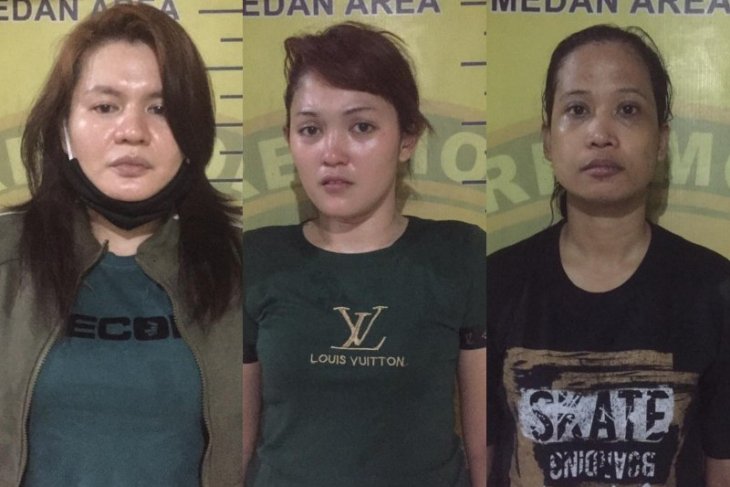 Polisi tangkap tiga perempuan pengedar sabu di Medan