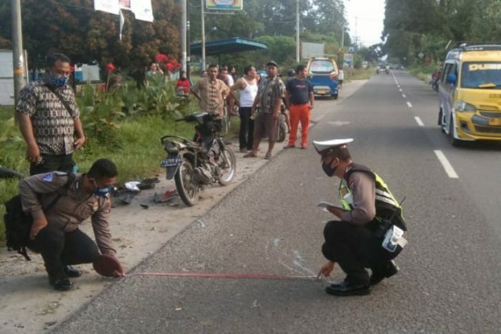 Warga Medan tewas tabrakan di lintas Perdagangan Simalungun