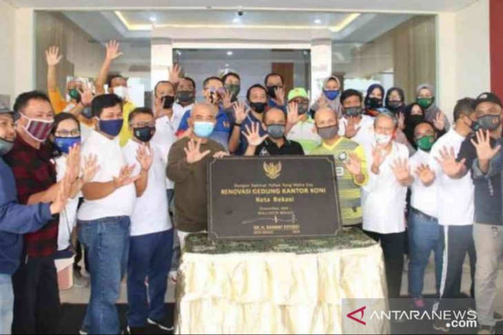Kantor KONI direnovasi, Wali Kota Bekasi harap ada peningkatan prestasi atlet