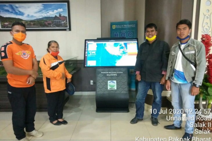 Alat pendukung sistem peringatan dini gempa sudah dipasang di Pakpak Bharat