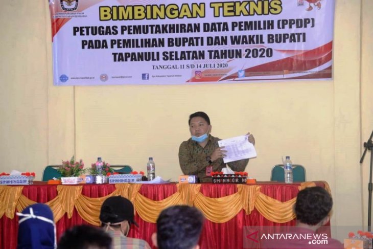 Sukseskan Pilkada 2020, KPU Tapsel harap masyarakat sambut petugas PPDP dengan baik