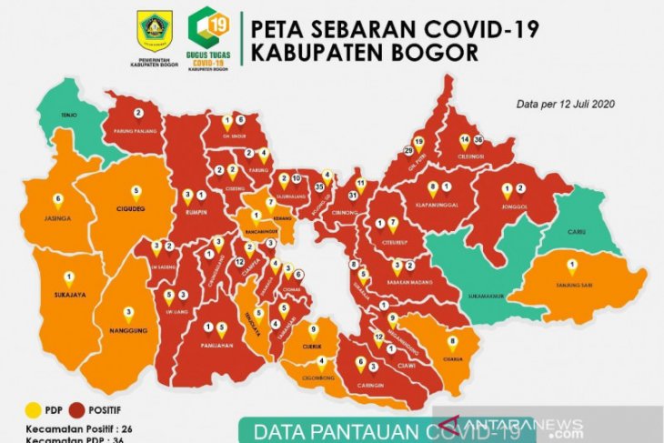 Cariu Bogor kembali dinyatakan jadi zona hijau