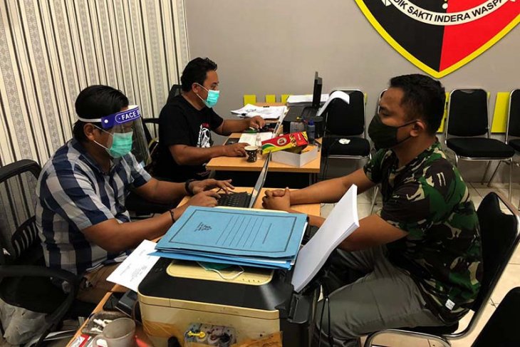 Mengaku TNI, seorang pria asal Lampung ditangkap petugas gabungan