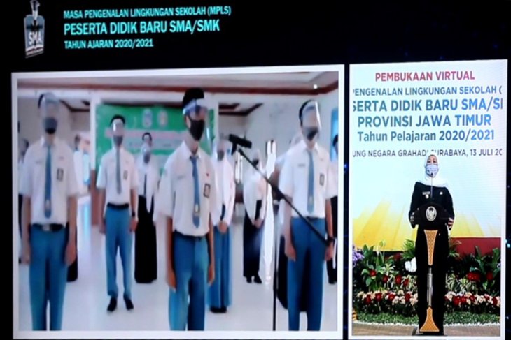Ratusan ribu siswa baru di Jatim ikuti pengenalan lingkungan sekolah daring