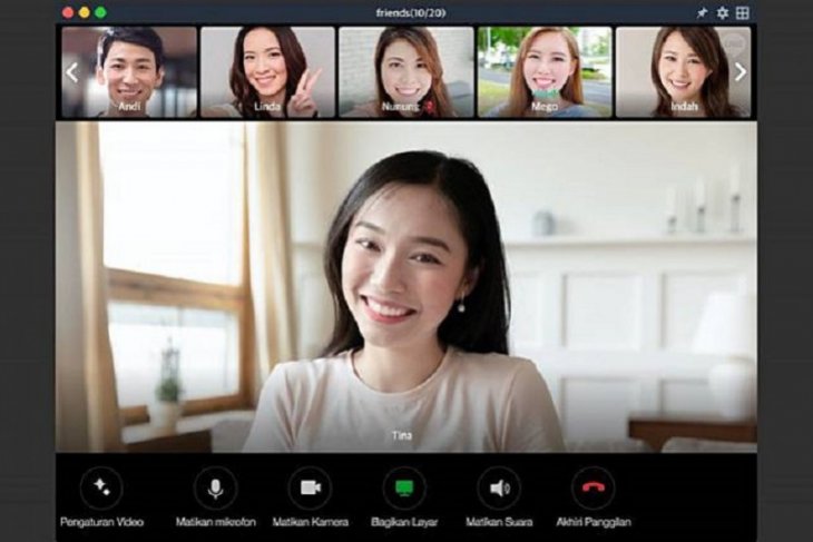 Line bisa tampung 500 peserta panggilan video