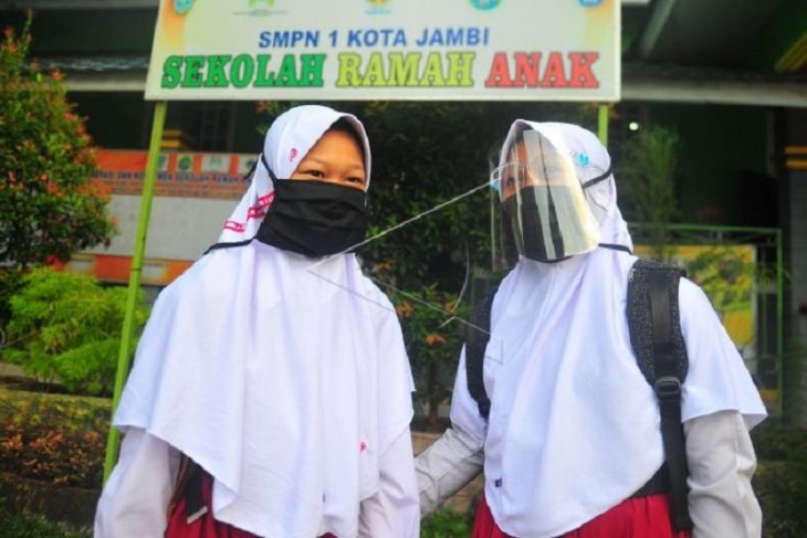 Sejumlah sekolah di Jambi mulai pembelajaran tatap muka