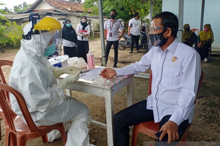150 jajaran pengawas pemilu di Bangka Tengah ikuti rapid test