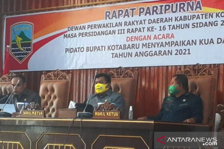 DPRD gelar paripurna penyampaian KUA-PPAS 2021