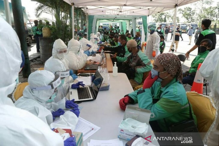 Cegah COVID, Kota Tangerang minta pengemudi ojek daring patuhi protokol kesehatan