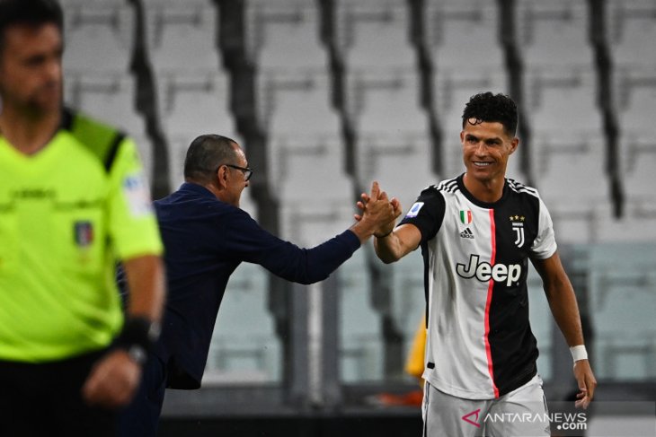 Cetak dua gol, Ronaldo bawa Juve unggul delapan poin di puncak klasemen