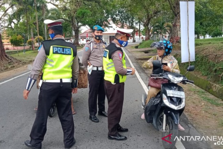 Satlantas Bangka Barat terbitkan 29 berkas tilang Operasi Patuh Menumbing 2020