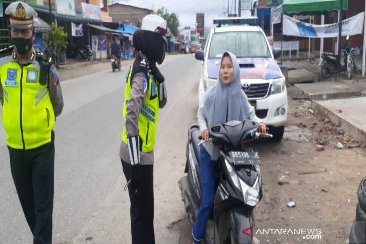 OPS Patuh Toba Polres Tapanuli Selatan tindak 67 pelanggaran