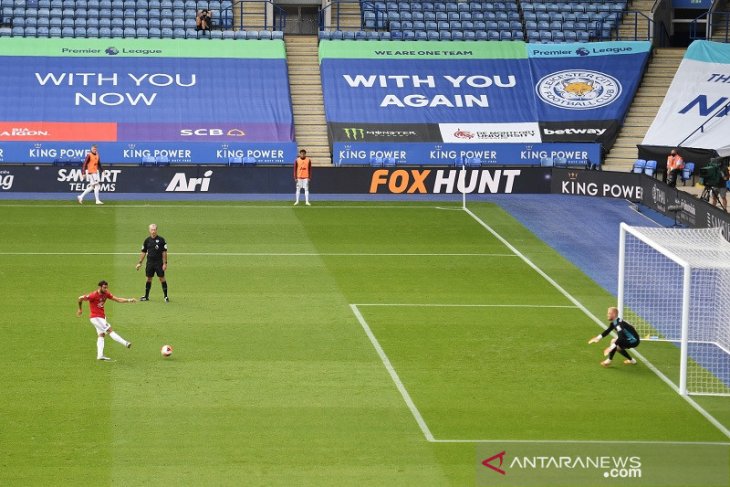 Bruno Fernandes sukses antarkan MU berhak tampil di Liga Champions musim depan