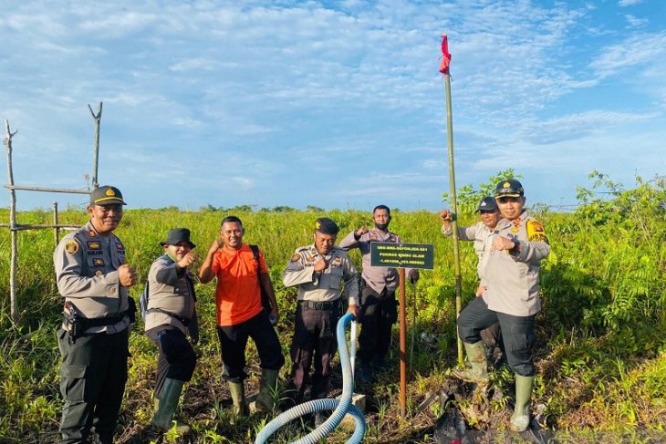Kapolres Muarojambi cek kesiapan sumur bor untuk cegah karhutla di Kumpeh