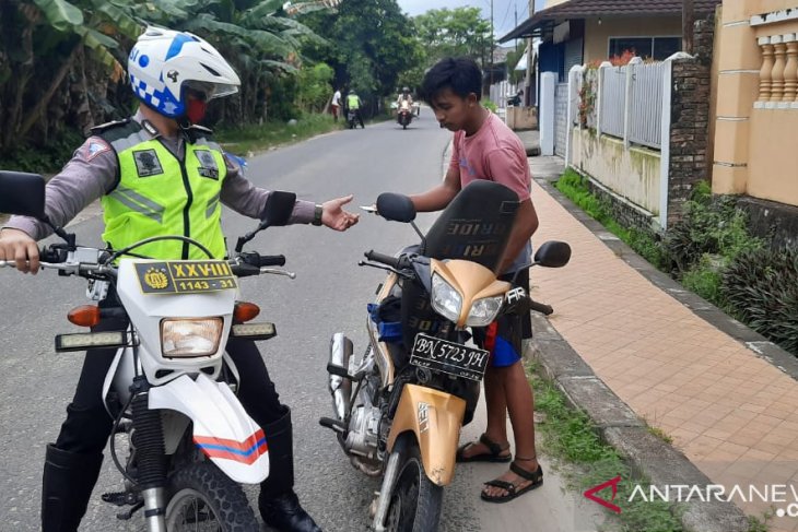 Satlantas Polres Bangka amankan 19 kendaraan roda dua